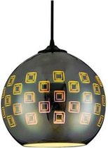 LED Hanglamp 3D - Spectra - Rond - Chroom Glas - E27 - BES LED