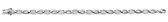 Silver Rose -BR2021W -Armband -925 Zilver gerodineerd -Cubic Zirkonia-18CM + verlengstuk