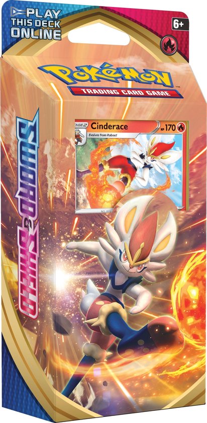 Afbeelding van het spel Pokémon Sword & Shield Thema Deck Cinderace - Pokémon Kaarten