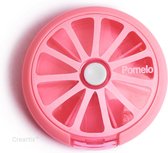 Creartix® - Fruitige Pillendoos 7 dagen - 7 compartimenten - Compact & Eenvoudig - Pomelo