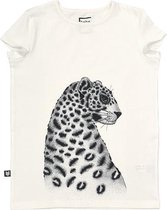 HEBE - meisjes t-shirt - luipaard - korte mouw - Maat 122/128
