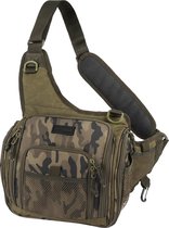 Spro Double Camou Shoulder Bag inclusief 2 kunstaasboxen