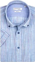 Giordano Korte mouw Overhemd - 106819 Bleu (Maat: M)
