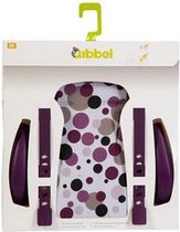 Duodeel qibbel stylingset luxe dots purple achter - PAARS