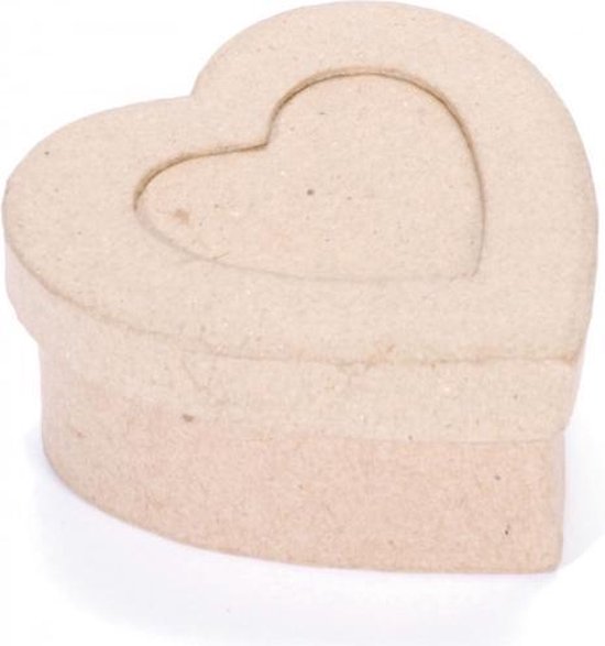 Papier maché fotolijst hart