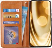 Samsung Galaxy S20 Hoesje Portemonnee Book Case Stand Pasjes Bruin