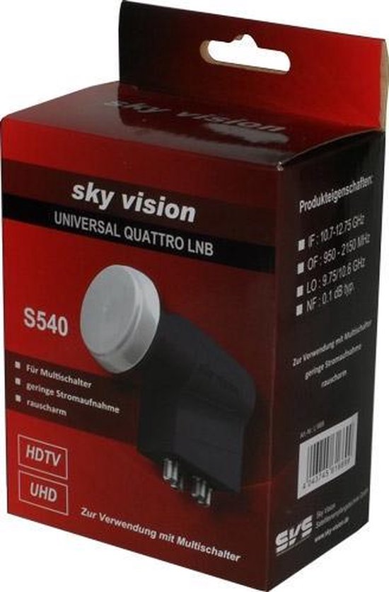 Sky Vision S540 low noise block downconverter (LNB) 10,7 12,75 GHz