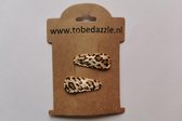Speldjes Satijn Leopard Luipaard Print | 3CM Baby Haarlok Klik-klak Speldjes | Schattig Meisje Baby Peuter