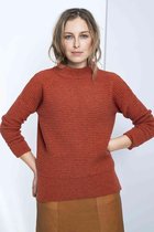 Loop.a life Duurzame Trui Every Day Sweater Dames - Oranje - Maat XL