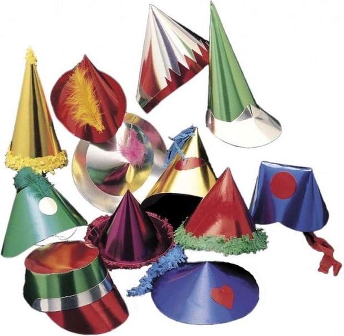 Feesthoedjes, punthoedjes, 6 stuks - Evers Partyshop Feesthoedjes, punthoedjes, 6 stuks - Evers Partyshop