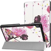 Lenovo Tab 4 8.0 Plus hoes - Tri-Fold Book Case - Flower Fairy