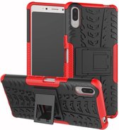 Sony Xperia L3 hoesje - Schokbestendige Back Cover - Rood