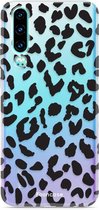 Huawei P30 hoesje TPU Soft Case - Back Cover - Luipaard / Leopard print