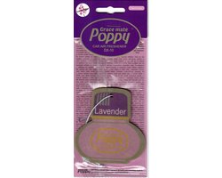 Poppy Grace Mate ® Auto Luchtverfrisser Geurhanger Lavendel