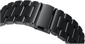 Horlogeband van Metaal voor Fitbit Versa | 22 mm | Horloge Band - Horlogebandjes | Zwart