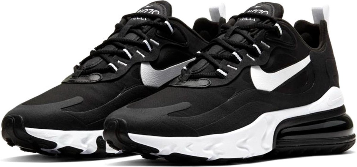 Nike Air Max 270 React Sneakers - Maat 39 - Vrouwen - zwart/wit | bol.com