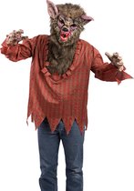 CARNIVAL TOYS - Weerwolf kostuum met masker voor volwassenen