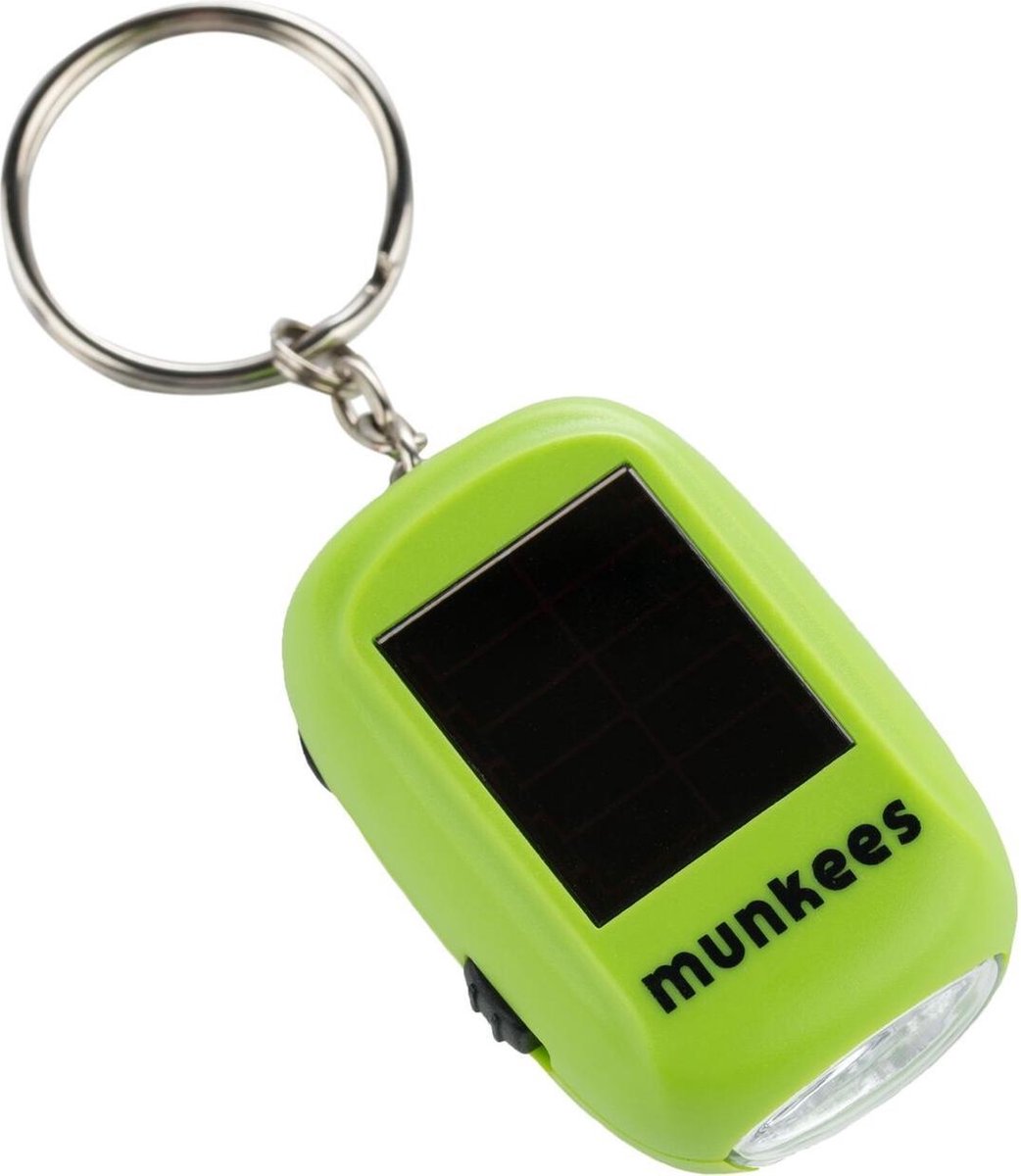 Munkees Sleutelhanger Lamp Aluminium 6 Cm Groen