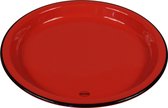 CABANAZ - bord, keramiek, LARGE PLATE, doorsnede 27 cm, rood