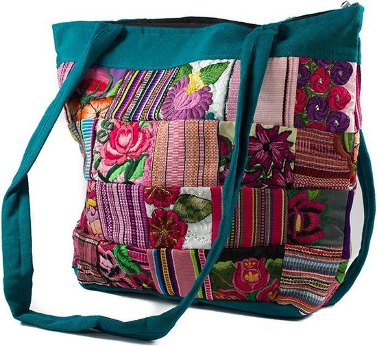 Bohemian Fairtrade Tas Patchwork Simson