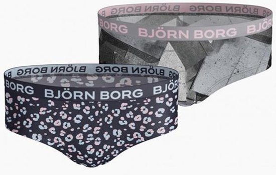Bjorn Borg Hipster 2 Pack Animal & Romantic Maat 122-128 Mannen