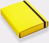 Luxe A4 kartonnen Opbergbox geel