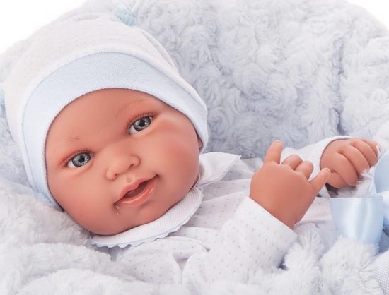 uitgebreid Onderzoek suiker Antonio Juan Babypoppen 42 cm - Babypop Nino Katoen | bol.com