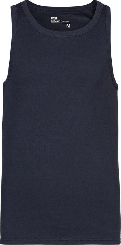 WE Fashion Heren organic cotton singlet - Maat XS