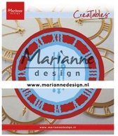 Marianne Design Creatables Snij en Embosstencil - Klok