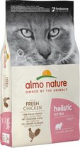 Almo Nature Holistic Droogvoer voor Kittens - Holistic Kitten - Kip - 12kg
