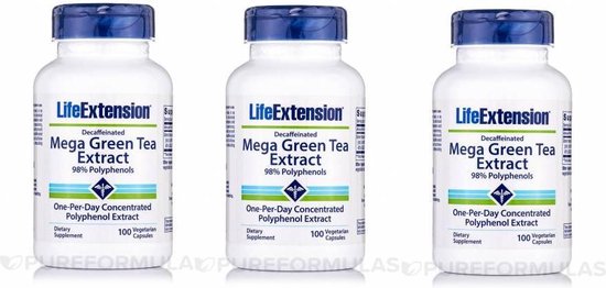 NOW Foods EGCg Green Tea Extract 400mg Decaffeinated