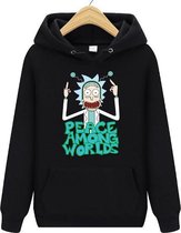 Rick and Morty Hoodie - Peace Among Worlds - Maat L
