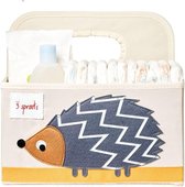 3 Sprouts - Diaper Caddy - Grey Hedgehog /Furniture /Grey Hedgehog