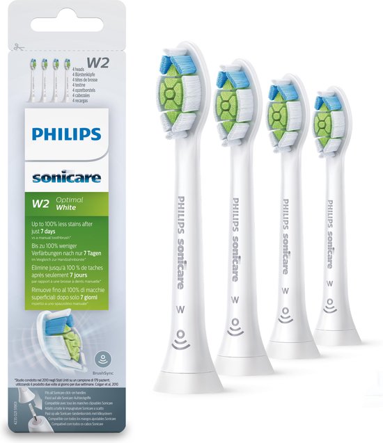 Baars Vergemakkelijken Ochtend Philips Sonicare W2 Optimal White HX6064/10 - opzetborstels - 4 stuks | bol .com