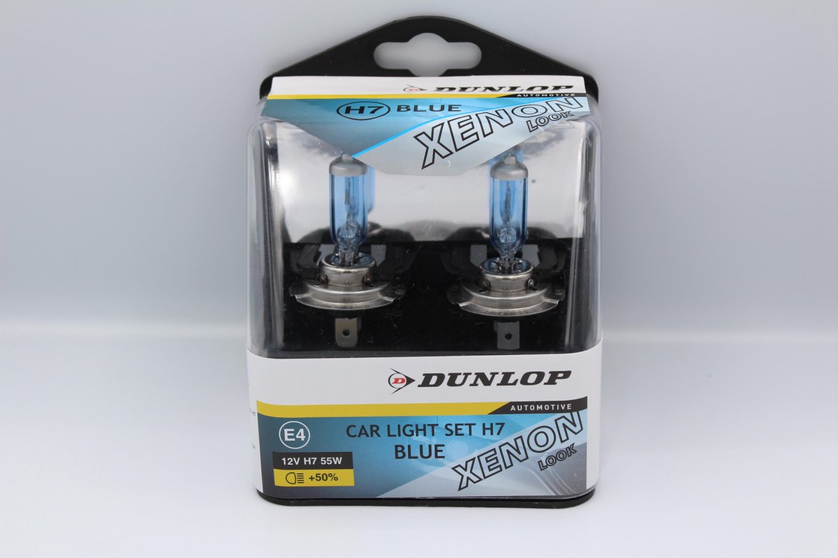 Ampoule xénon Dunlop - Ampoule de voiture H7 - 12V - 2 pièces