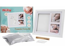 Nûby - Fotolijst baby met kleiafdruk - 1 kleiafdruk & 2 foto's