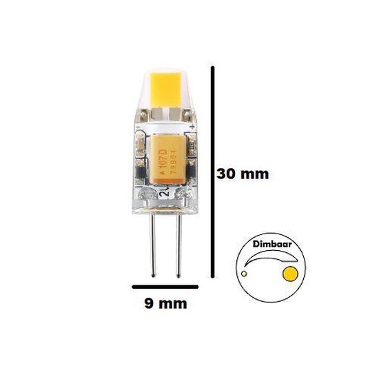 ontsnappen Voorrecht Slordig G4 LED Dimbaar 2700K warm wit 12V Retro Fit vervangt 10W halogeen | bol.com