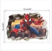 Spiderman muursticker 3D - Gat in de Muur