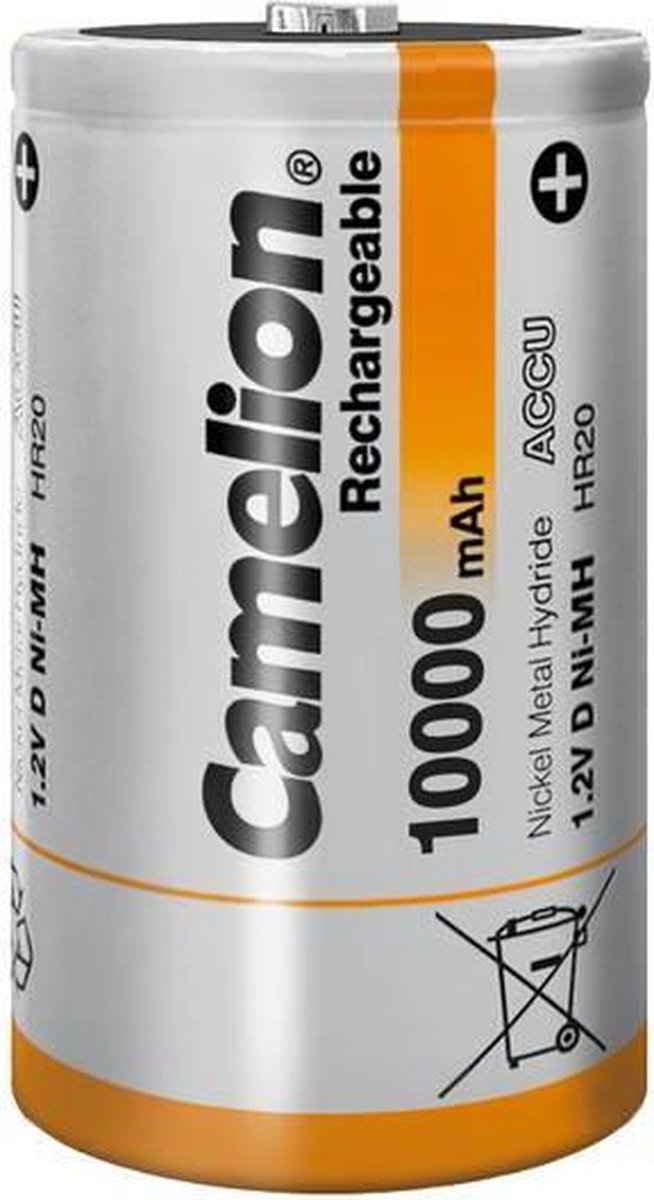 9V NiMH-batterij 8,45 volt met 200 mAh 1 stuk HR6F22 afmetingen 26,1 x 15,2 x 48,5 mm