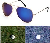 Professionele Golfbal bril - Golfbal zoekende bril - Golfbril - Golfbalfinder - Golfbal zoeker / vinder - Blauw