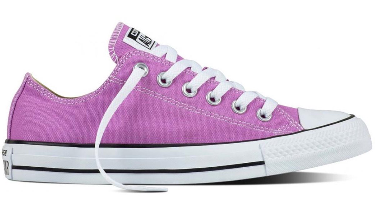 Converse Chuck Taylor All Star Ox Classic Colours Sneakers Unisex Fuchsia Glow 155576C Paars