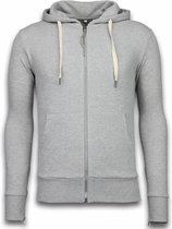Casual Vest - Sweater Heren Side Zippers - Grijs