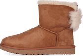 UGG - Dames Snowboots Fluff Bow Mini Chestnut - Bruin - Maat 41