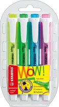 foto van STABILO Swing Cool Highlighter - Etui 4 stuks