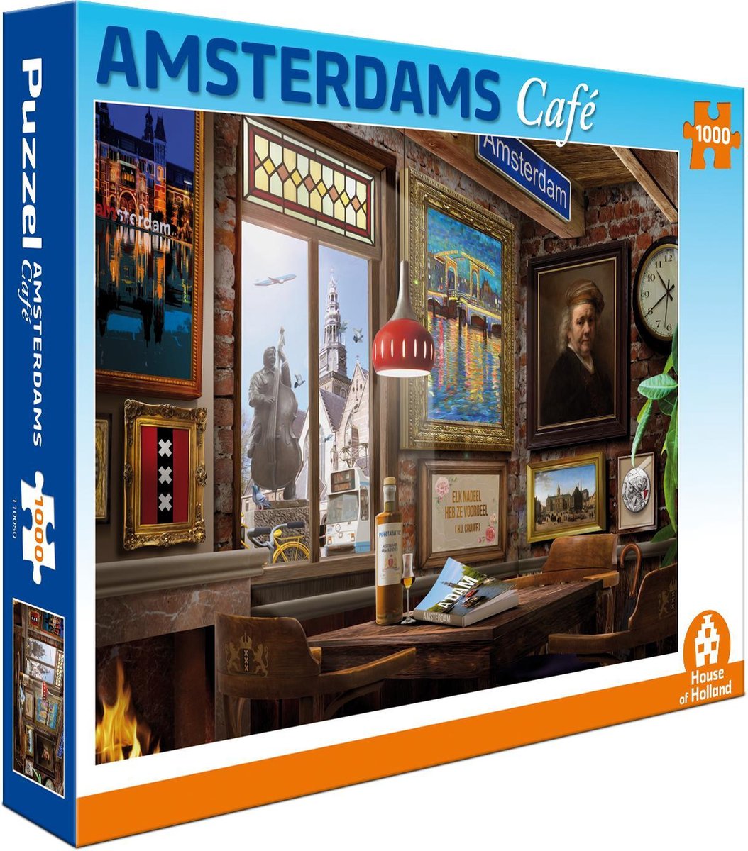 Puzzel - Amsterdams Café (1000) | bol.com