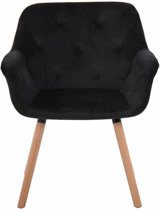 Bank Polson Fluweel Zwart Kleur: grijs | Maat: 150 cm