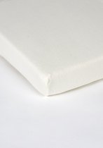 Ambianzz Bedding - Jersey Hoeslaken Topper - 150 gr/m2 - 100% Katoen (stretch) - 80/90x200 + 15 cm - Crème