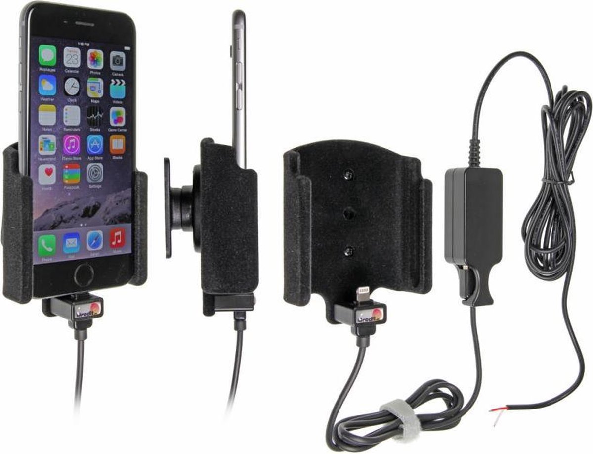 Brodit actieve roterende houder vaste installatie voor Apple iPhone 6