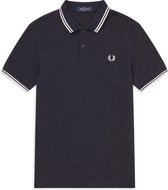 Fred Perry Poloshirt - Mannen - navy/wit
