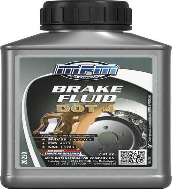 Brake Fluid DOT 4 productinformatie. - Vatoil